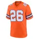 Game Orange Men's Devon Key Denver Broncos Alternate Mile High Collection 1977 Throwback Jersey