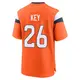 Game Orange Men's Devon Key Denver Broncos Jersey