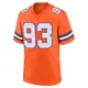 Game Orange Men's D.J. Jones Denver Broncos Alternate Mile High Collection 1977 Throwback Jersey