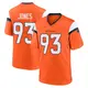 Game Orange Men's D.J. Jones Denver Broncos Jersey