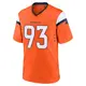 Game Orange Men's D.J. Jones Denver Broncos Jersey