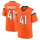 Game Orange Men's Drew Sanders Denver Broncos Jersey