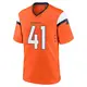 Game Orange Men's Drew Sanders Denver Broncos Jersey