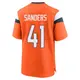 Game Orange Men's Drew Sanders Denver Broncos Jersey