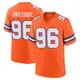 Game Orange Men's Eyioma Uwazurike Denver Broncos Alternate Mile High Collection 1977 Throwback Jersey