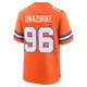 Game Orange Men's Eyioma Uwazurike Denver Broncos Alternate Mile High Collection 1977 Throwback Jersey