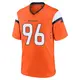 Game Orange Men's Eyioma Uwazurike Denver Broncos Jersey