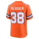 Game Orange Men's Jaleel McLaughlin Denver Broncos Alternate Mile High Collection 1977 Throwback Jersey