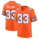 Game Orange Men's Javonte Williams Denver Broncos Alternate Mile High Collection 1977 Throwback Jersey