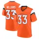 Game Orange Men's Javonte Williams Denver Broncos Jersey