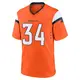 Game Orange Men's JL Skinner Denver Broncos Jersey