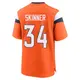 Game Orange Men's JL Skinner Denver Broncos Jersey