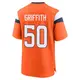 Game Orange Men's Jonas Griffith Denver Broncos Jersey