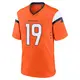 Game Orange Men's Jordan Leslie Denver Broncos Jersey