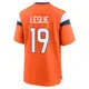 Game Orange Men's Jordan Leslie Denver Broncos Jersey