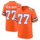 Game Orange Men's Karl Mecklenburg Denver Broncos Alternate Mile High Collection 1977 Throwback Jersey