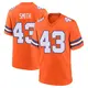 Game Orange Men's Keidron Smith Denver Broncos Alternate Mile High Collection 1977 Throwback Jersey