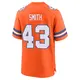 Game Orange Men's Keidron Smith Denver Broncos Alternate Mile High Collection 1977 Throwback Jersey