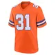 Game Orange Men's Kris Abrams-Draine Denver Broncos Alternate Mile High Collection 1977 Throwback Jersey