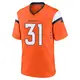 Game Orange Men's Kris Abrams-Draine Denver Broncos Jersey