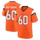 Game Orange Men's Luke Wattenberg Denver Broncos Jersey