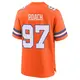 Game Orange Men's Malcolm Roach Denver Broncos Alternate Mile High Collection 1977 Throwback Jersey