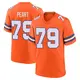 Game Orange Men's Matt Peart Denver Broncos Alternate Mile High Collection 1977 Throwback Jersey