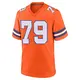 Game Orange Men's Matt Peart Denver Broncos Alternate Mile High Collection 1977 Throwback Jersey