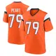 Game Orange Men's Matt Peart Denver Broncos Jersey