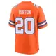 Game Orange Men's Michael Burton Denver Broncos Alternate Mile High Collection 1977 Throwback Jersey