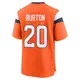 Game Orange Men's Michael Burton Denver Broncos Jersey