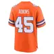 Game Orange Men's Nate Adkins Denver Broncos Alternate Mile High Collection 1977 Throwback Jersey