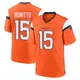 Game Orange Men's Nik Bonitto Denver Broncos Jersey