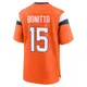 Game Orange Men's Nik Bonitto Denver Broncos Jersey