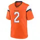 Game Orange Men's Pat Surtain II Denver Broncos Jersey