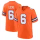 Game Orange Men's P.J. Locke Denver Broncos Alternate Mile High Collection 1977 Throwback Jersey