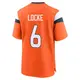 Game Orange Men's P.J. Locke Denver Broncos Jersey