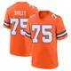 Game Orange Men's Quinn Bailey Denver Broncos Alternate Mile High Collection 1977 Throwback Jersey