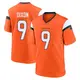 Game Orange Men's Riley Dixon Denver Broncos Jersey