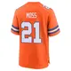 Game Orange Men's Riley Moss Denver Broncos Alternate Mile High Collection 1977 Throwback Jersey