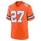 Game Orange Men's Steve Atwater Denver Broncos Alternate Mile High Collection 1977 Throwback Jersey