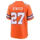 Game Orange Men's Steve Atwater Denver Broncos Alternate Mile High Collection 1977 Throwback Jersey