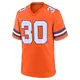 Game Orange Men's Terrell Davis Denver Broncos Alternate Mile High Collection 1977 Throwback Jersey