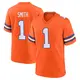 Game Orange Men's Tremon Smith Denver Broncos Alternate Mile High Collection 1977 Throwback Jersey