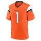 Game Orange Men's Tremon Smith Denver Broncos Jersey