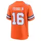 Game Orange Men's Troy Franklin Denver Broncos Alternate Mile High Collection 1977 Throwback Jersey