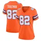 Game Orange Women's Adam Trautman Denver Broncos Alternate Mile High Collection 1977 Throwback Jersey