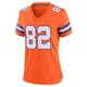 Game Orange Women's Adam Trautman Denver Broncos Alternate Mile High Collection 1977 Throwback Jersey