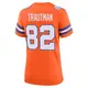 Game Orange Women's Adam Trautman Denver Broncos Alternate Mile High Collection 1977 Throwback Jersey