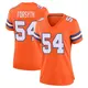 Game Orange Women's Alex Forsyth Denver Broncos Alternate Mile High Collection 1977 Throwback Jersey